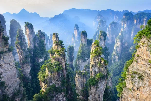 Zhangjiajie National Forest Park, China, magical places