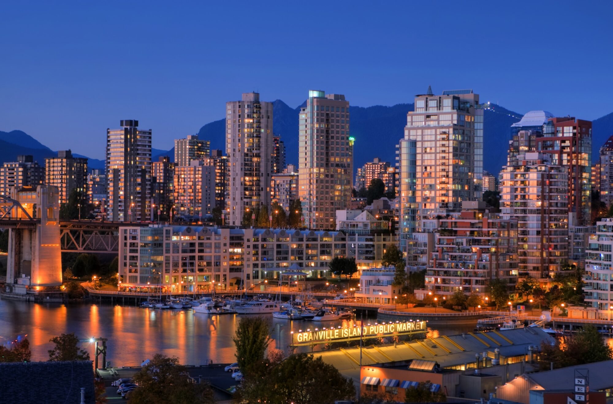 Vancouver-night-buildings