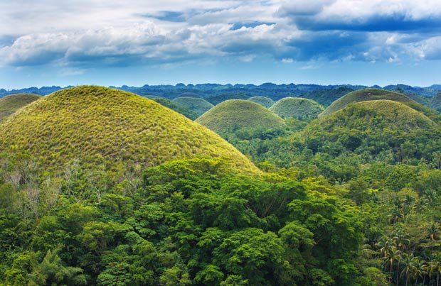 Chocolate Hills, Philippines, magical places