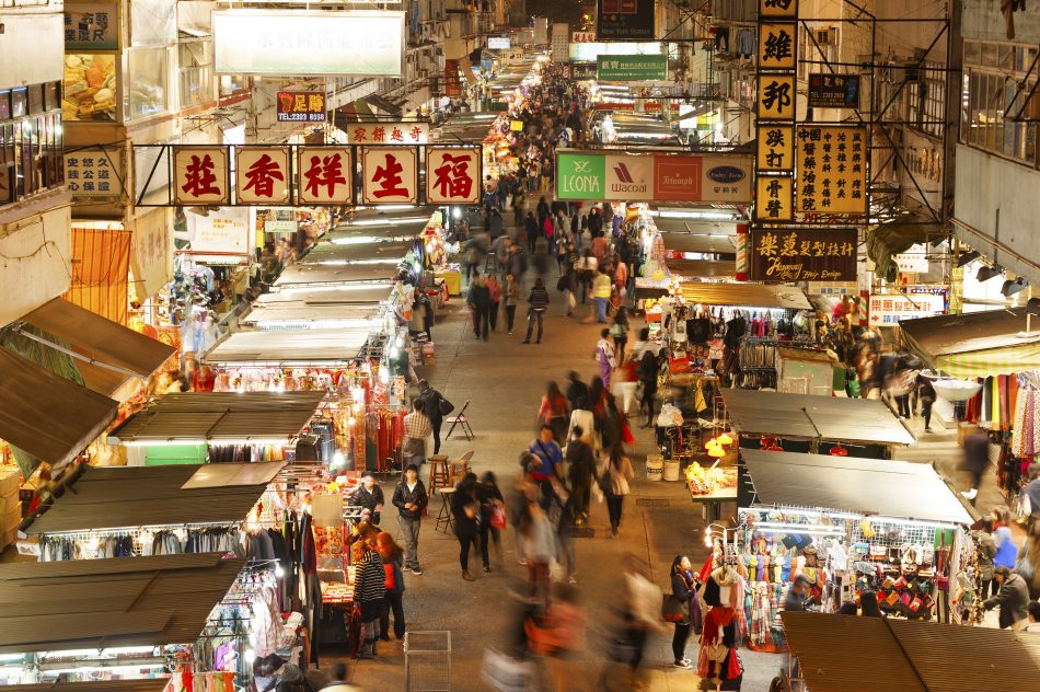 Prince Edward market Hong Kong Shopping