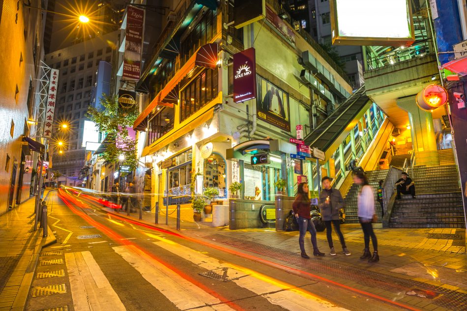 Hong Kong escalator system