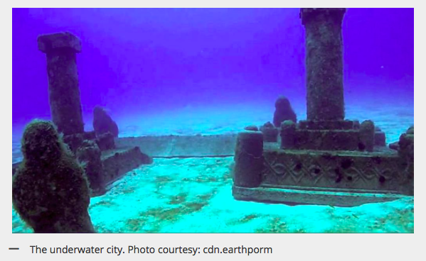 underwater ruins