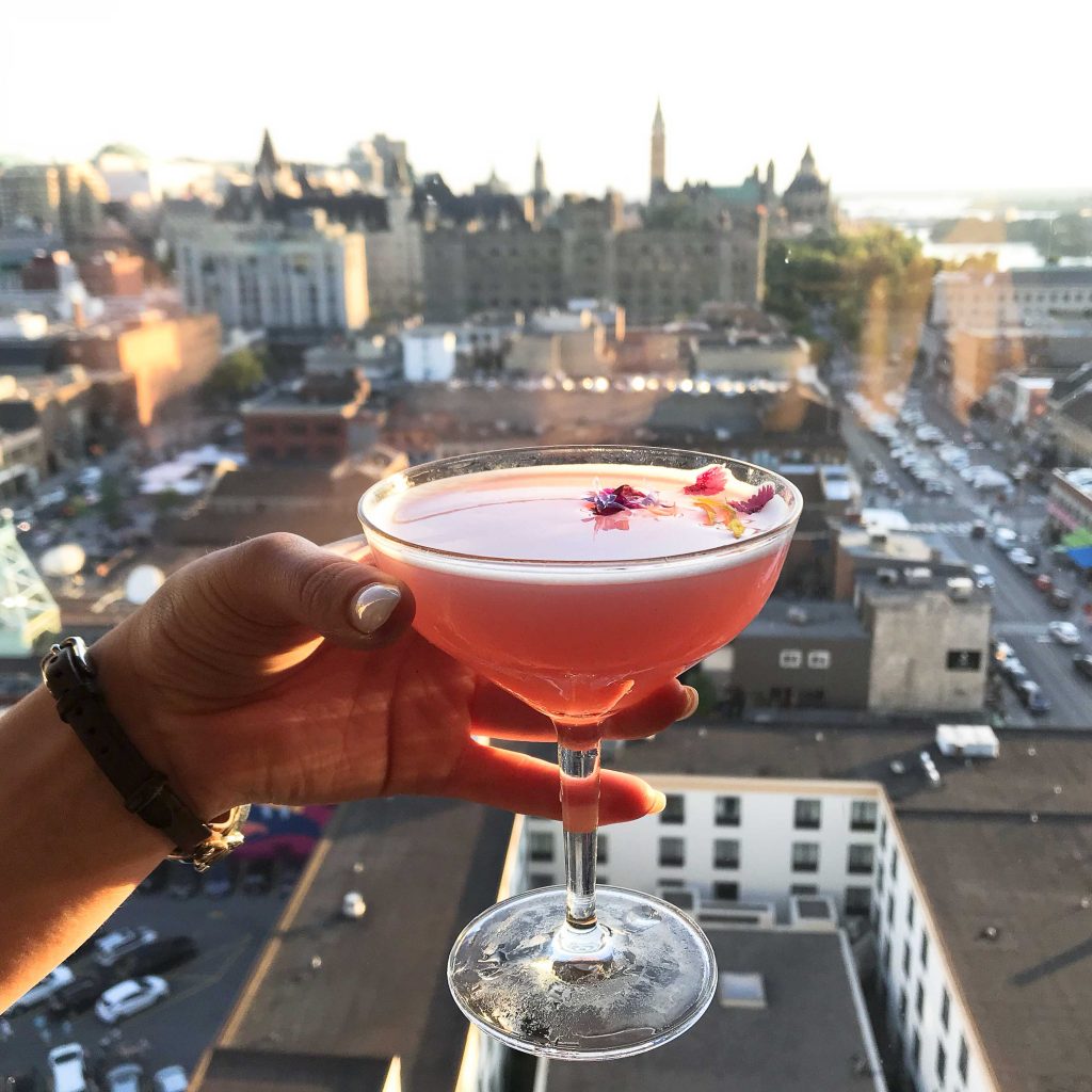 Ottawa Rooftop Andaz bar cocktail Trip Jaunt Trip Jaunt