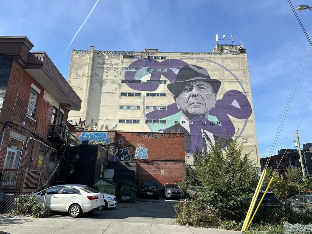 Leonard Cohen mural