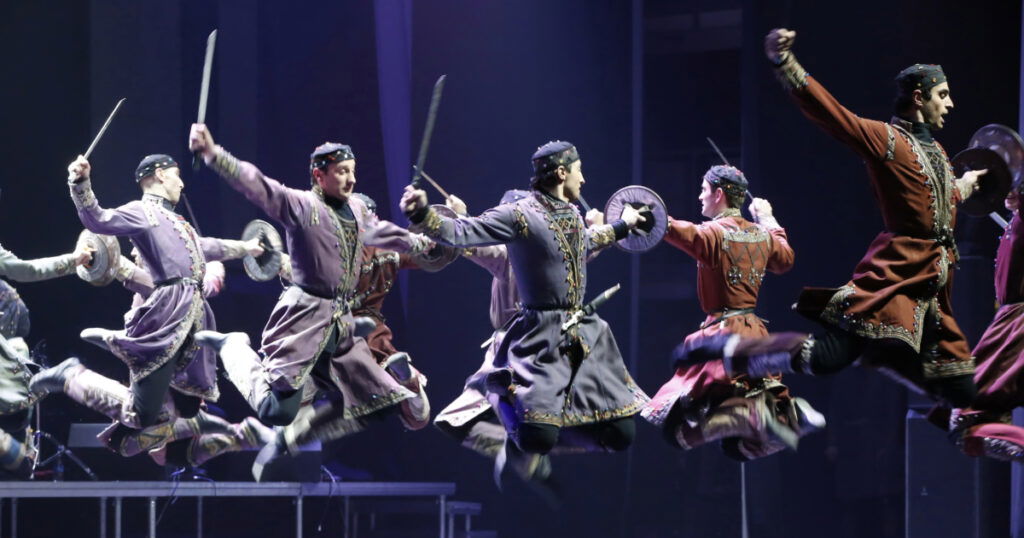 Shutterstock Concert of Georgian National Ballet "Sukhishvili".Georgian dance