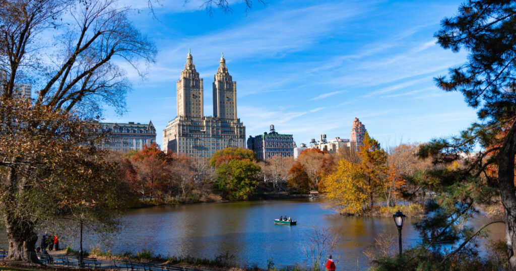 Shutterstock Autumnal season in central park