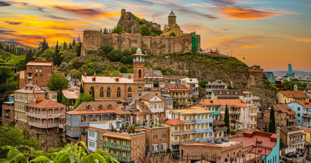 Shutterstock Historical streets of Tbilisi, the capital of Georgia