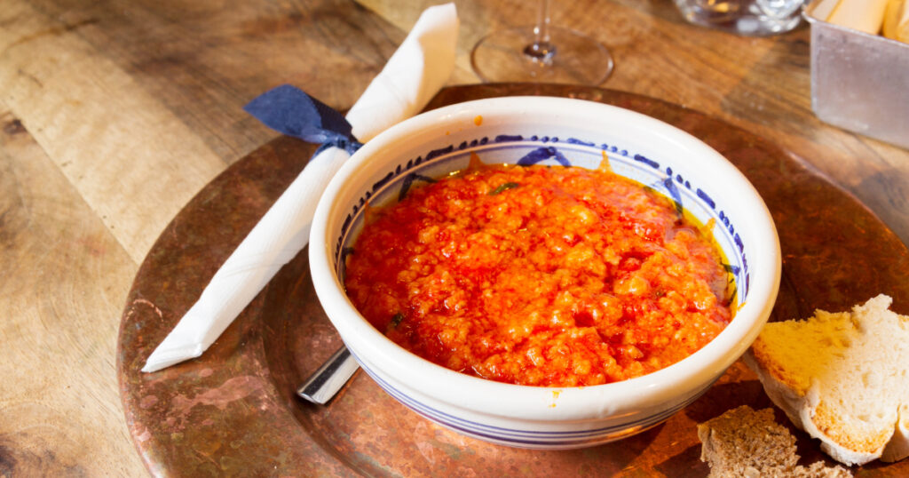Shutterstock Soup with tomatoes and bread - Pappa al pomodoro, traditional Italian Tuscan dish
