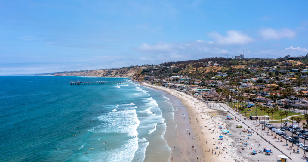 Shutterstock Aerial View of La Jolla Beach in San Diego