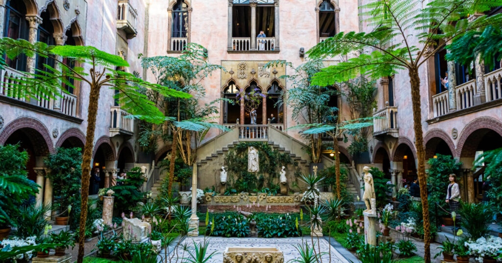 Shutterstock Interior of Isabella Stewart Gardner Museum. Boston