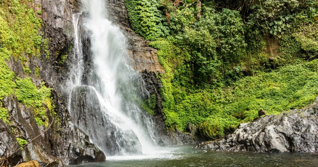 Shutterstock Yeh Mampeh waterfall in Bali, Indonesia