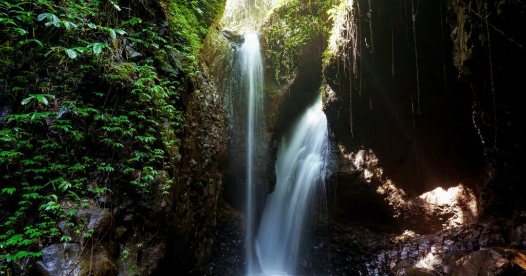 Shutterstock Gitgit waterfall on the island of Bali