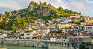 View at old city of Berat - Albania