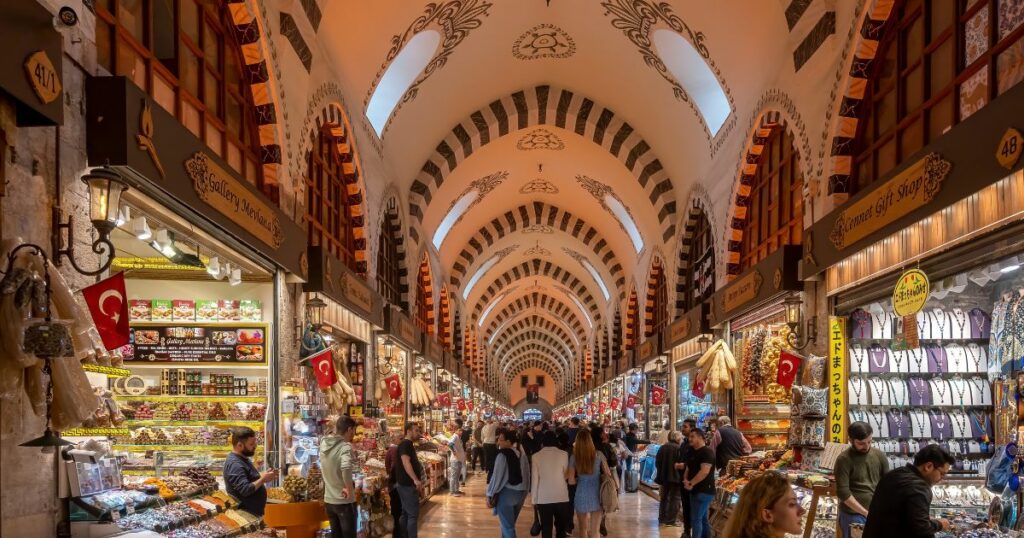 Shutterstock Inside the Grand Bazaar in Istanbul, Turkey