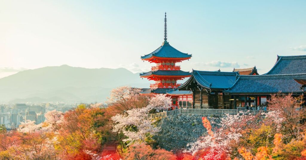 Shutterstock Scenery around Kyomizu Temple in the ancient capital of Kyoto