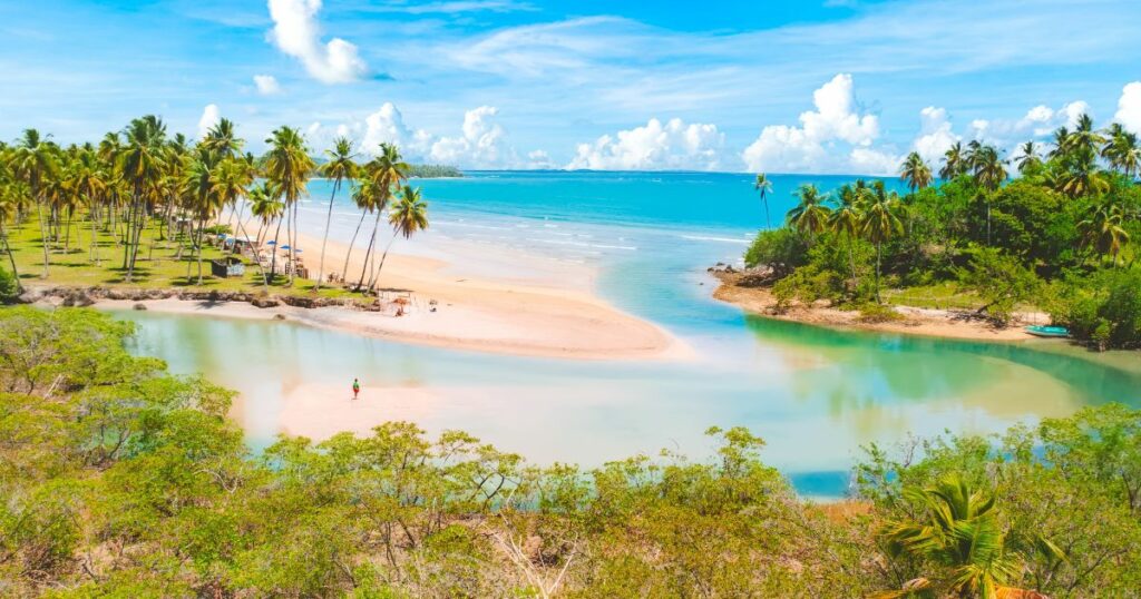 Shutterstock Ilha de Boipeba, an island in Bahia, Brazil, near Morro de São Paulo Beach.