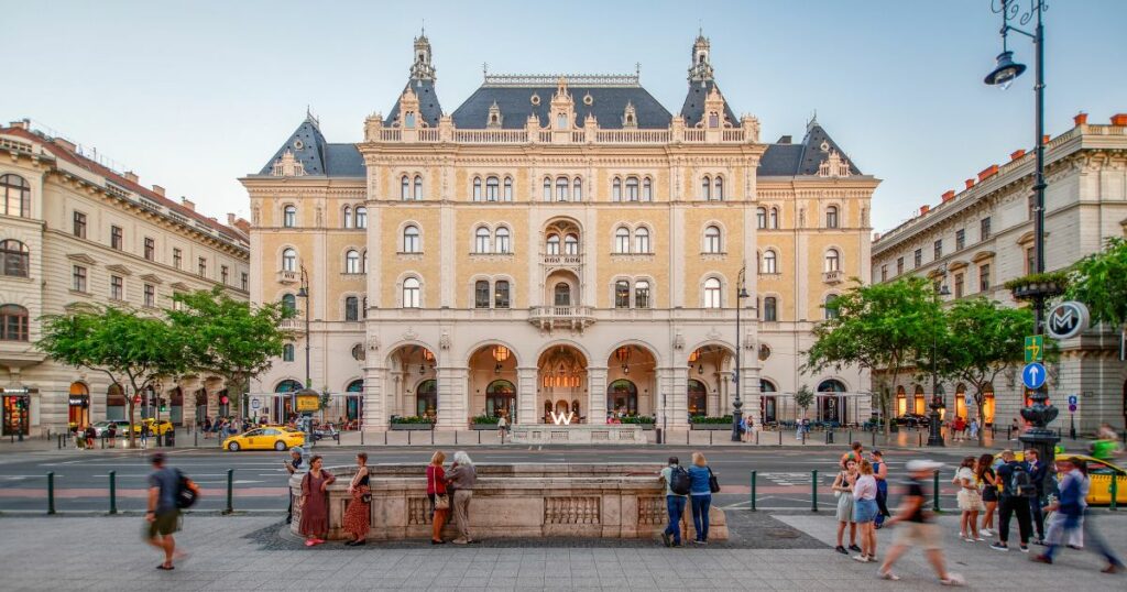 Shutterstock Palace five-star W Budapest Hotel