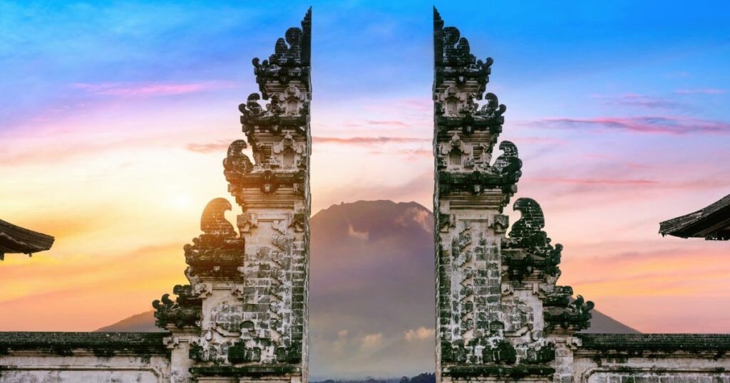 Shutterstock Temple gates at Lempuyang Luhur temple in Bali, Indonesia