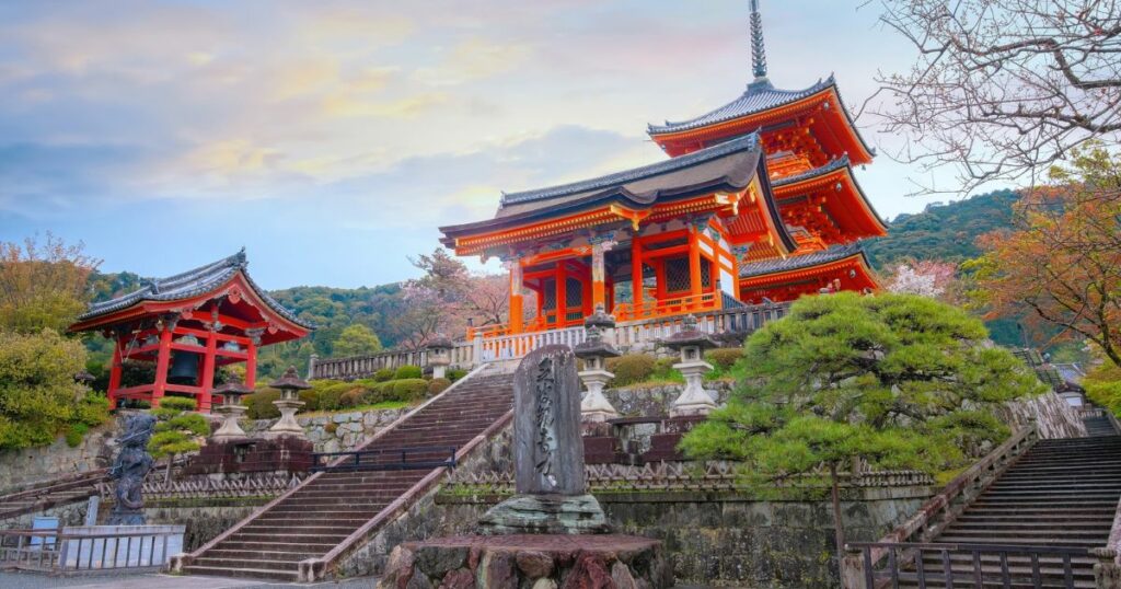 Shutterstock Kiyomizu-dera temple located in eastern Kyoto