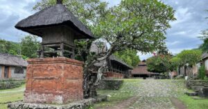 Buildings in Bali Tenganan Pegringsingan Village is one of the oldest Balinese traditional Village. January 20, 2024. Tenganan, Karang Asem, Bali. Indonesia