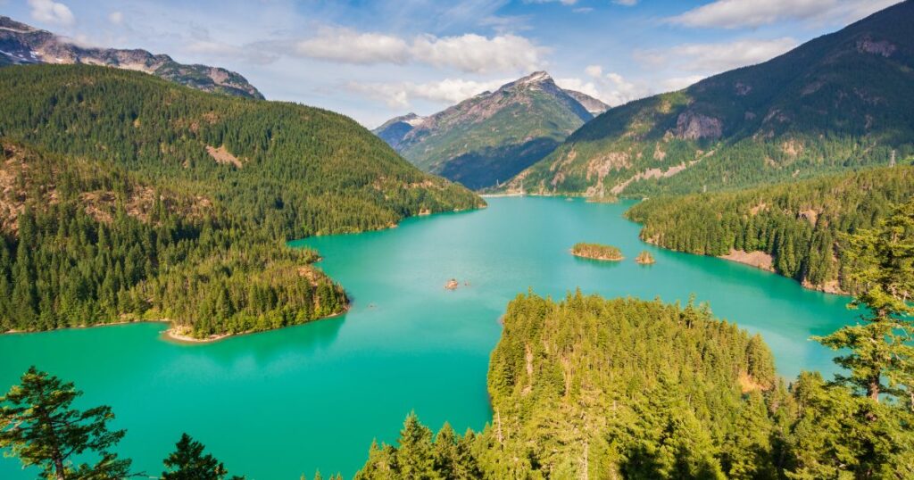 Shutterstock The Diablo Lake at North Cascades National Park in Washington State, USA