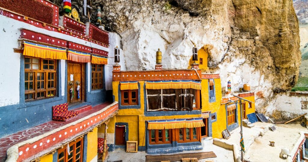 Shutterstock Phugtal Monastery, located in the remote Lungnak Valley in south-eastern Zanskar, Ladakh, India