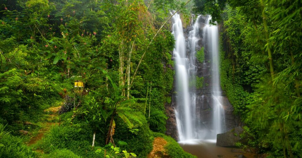 Shutterstock Munduk Natural Waterfall in Ngiring Ngawedang
