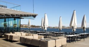 Löyly is a public sauna and restaurant by the sea