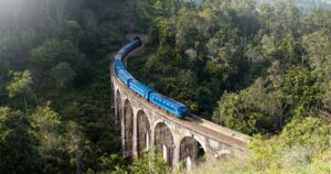 Famous Nine arch bridge in Ella, Demodara, Sri Lanka