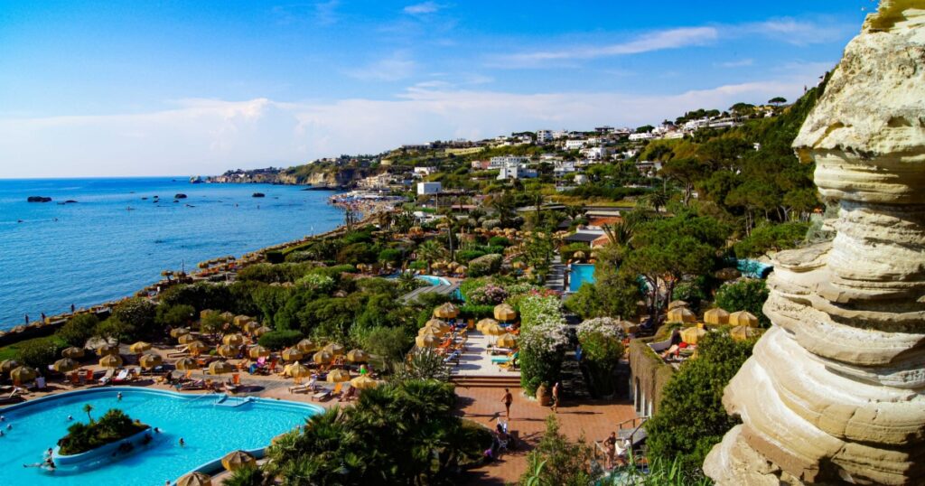 Thermal Park Giardini Poseidon Terme, Ischia, Italy.