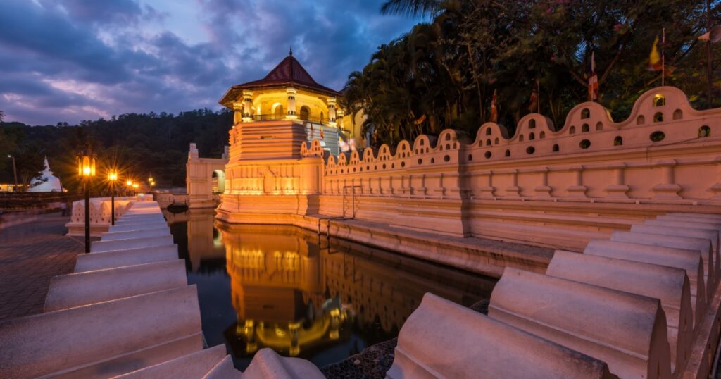 Shutterstock Temple of the Sacred Tooth Relic at Kandy, Sri Lanka