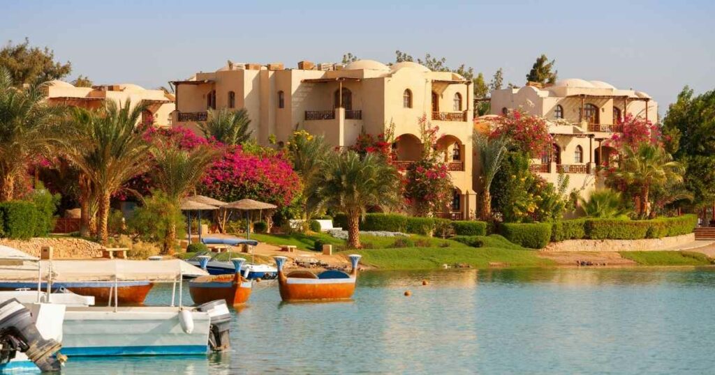 Shutterstock View of El Gouna resort. Egypt, North Africa
