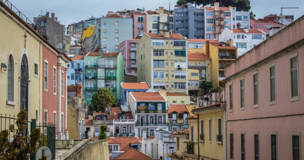 Shutterstock Residential buildings in Arroios district Lisbon