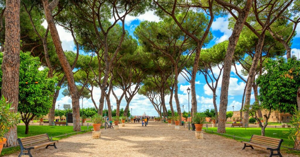 Shutterstock Orange Garden (Giardino degli Aranci) is the name used in Rome to describe the Savello park (Parco Savello).