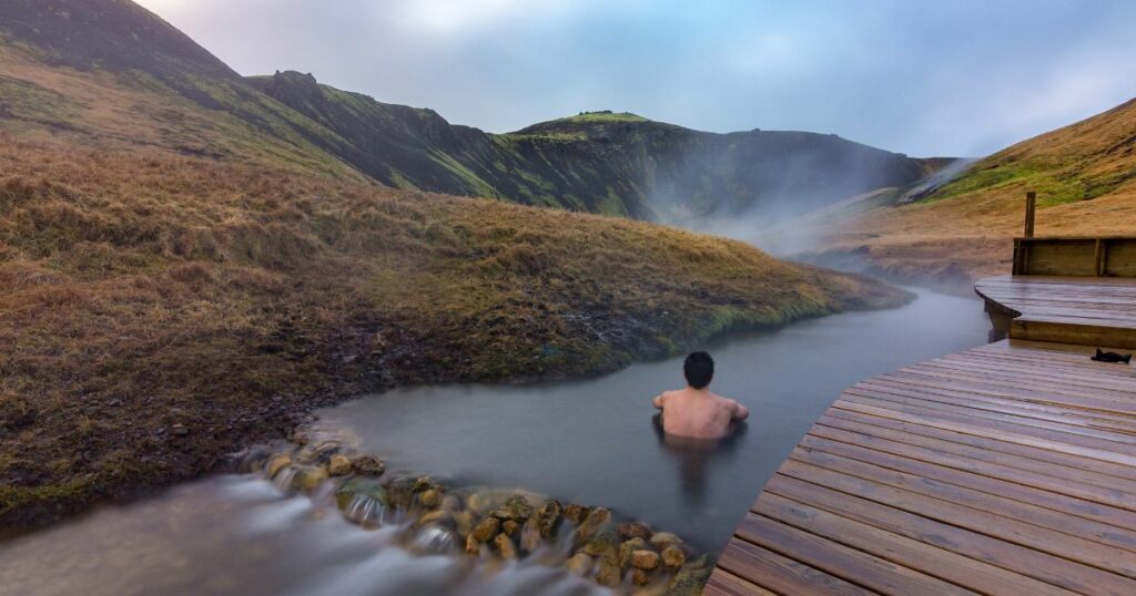 Shutterstock Reykjadalur hot spring thermal river (Iceland)