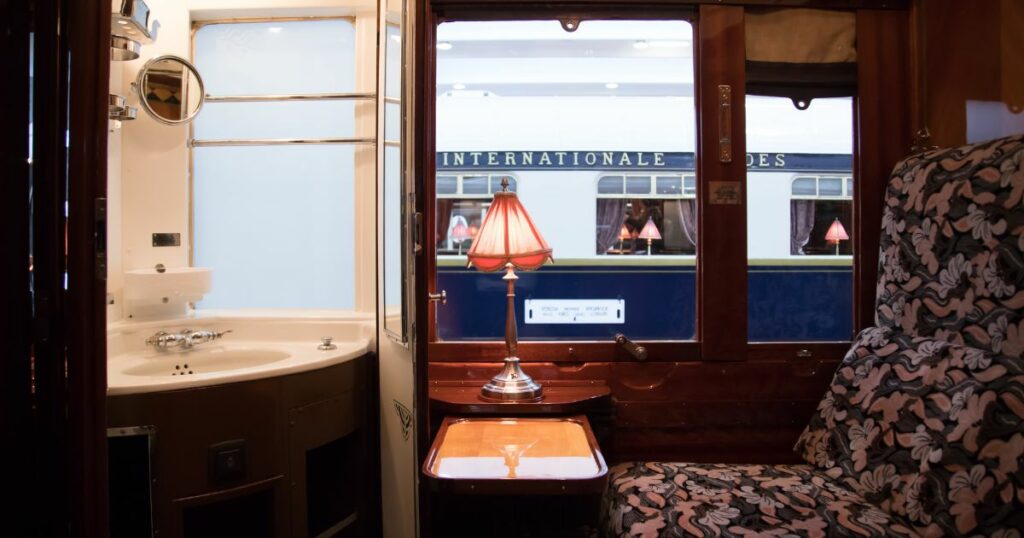 Shutterstock The legendary Venice Simplon Orient Express under maintenance in the sheds of the Mida factory