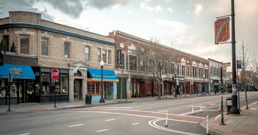 Shutterstock Clark Street in Andersonville