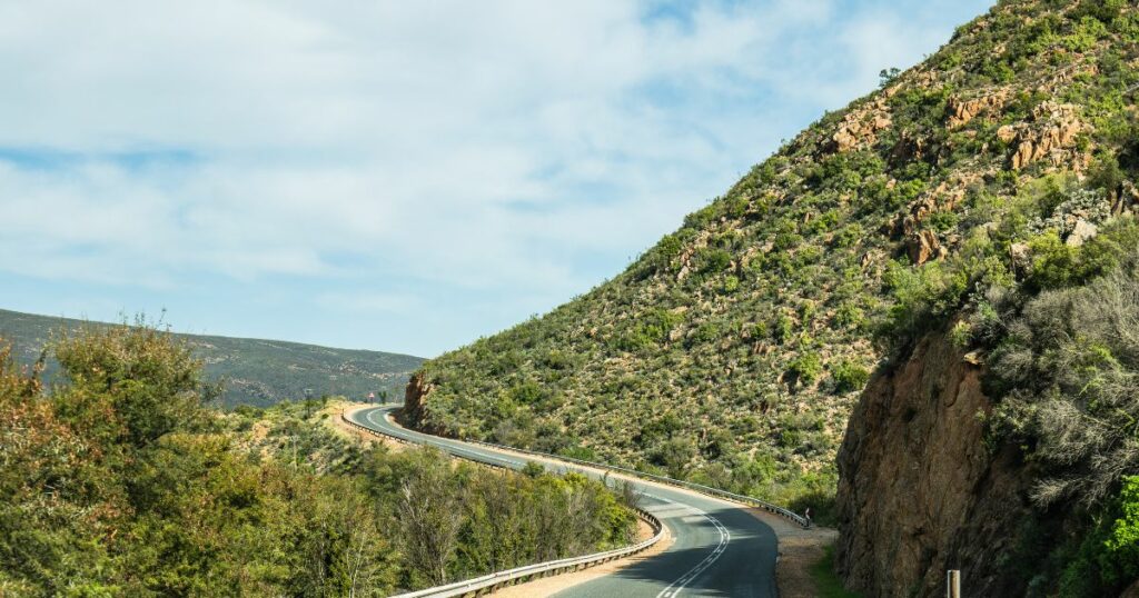 Shutterstock A road through beautiful valleys and mountains in Western Cape South Africa