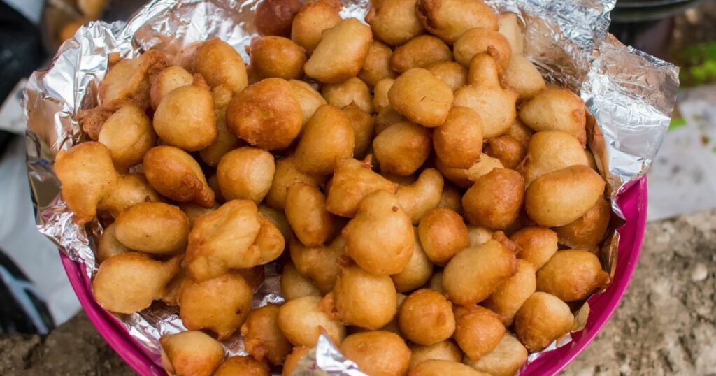 A bowl of freshly fried flour balls widely called puff puff in Nigeria
