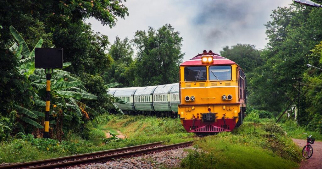 Shutterstock The eastern and oriental express passing through jungle
