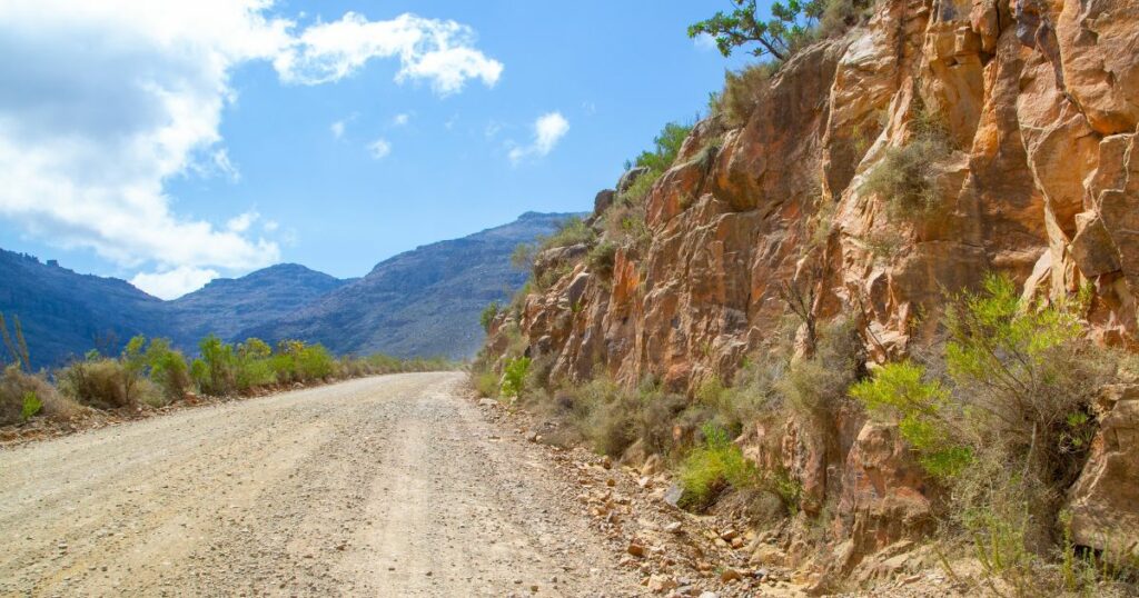Shutterstock Panorama along the road through the Cederberg Mountains close to Algeria in the Western Cape of South Africa