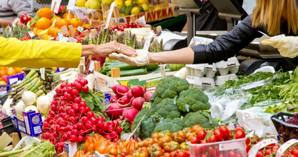 Shutterstock A market in Bozen, Italy