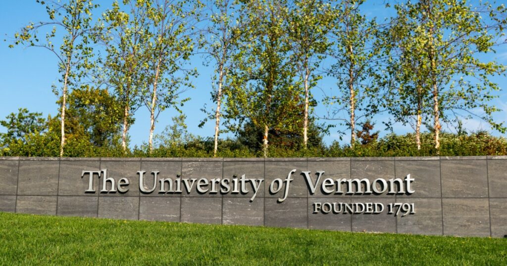 University of Vermont Burlington, VT.