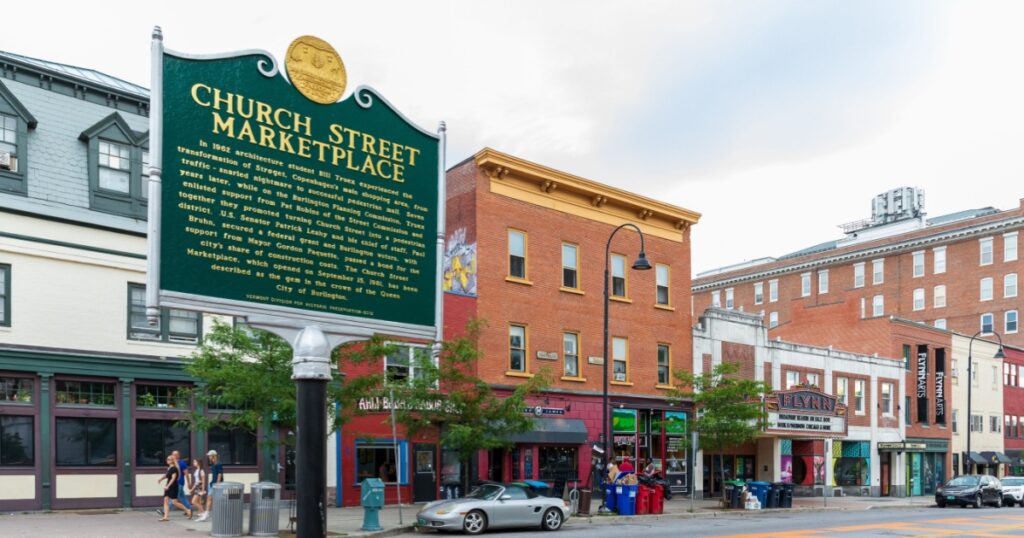 Scenes from Church Street in Burlinton, Vermont