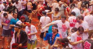 La Tomatina festival, Spain.