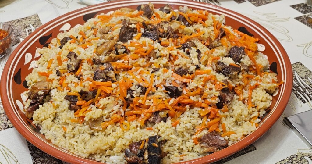 Tajik pulov, Famous Tajik rice dish