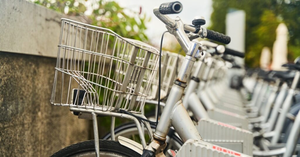 Bicycle parking for rent in Ljubljana