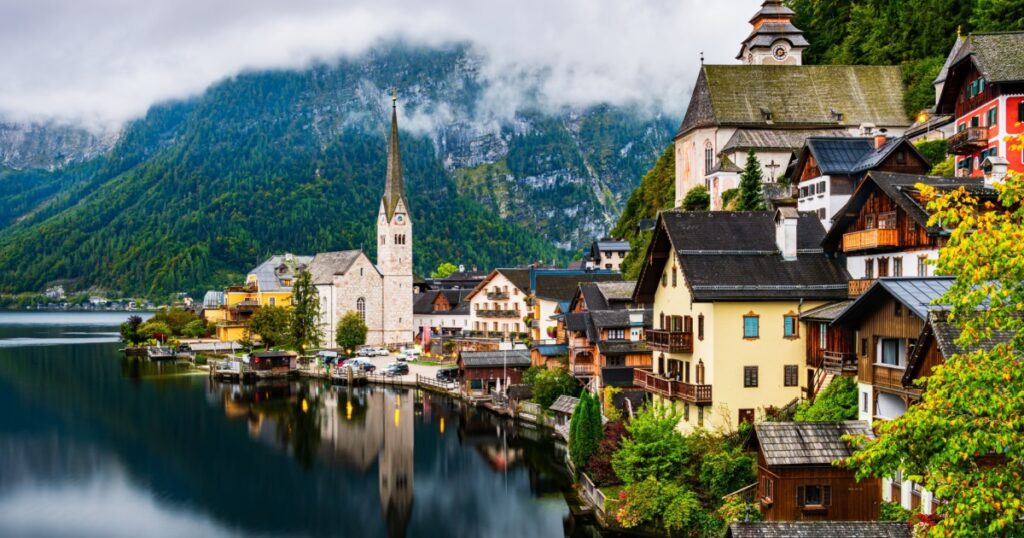 The UNESCO world heritage site city Hallstatt