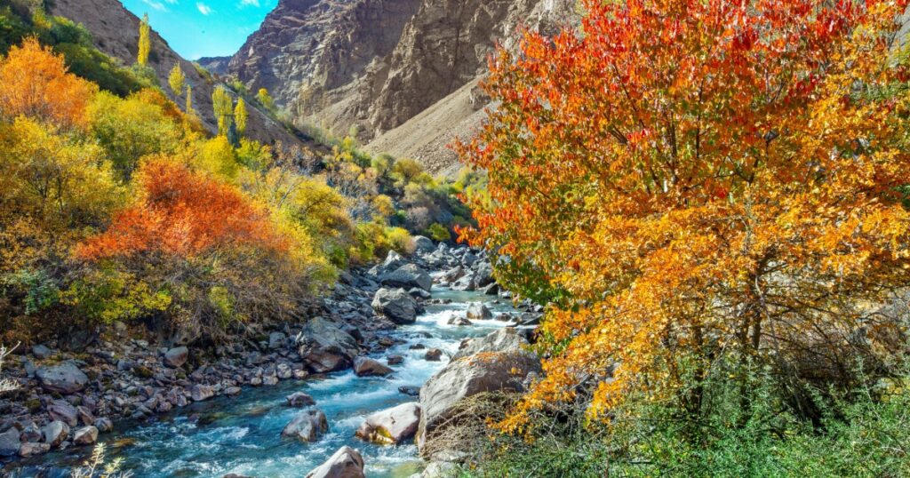 Natural Beauty of Hunza Valley Pakistan River Flow