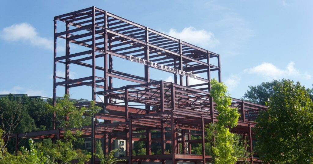 "The Frame" in Waterfront Park Burlington VT.